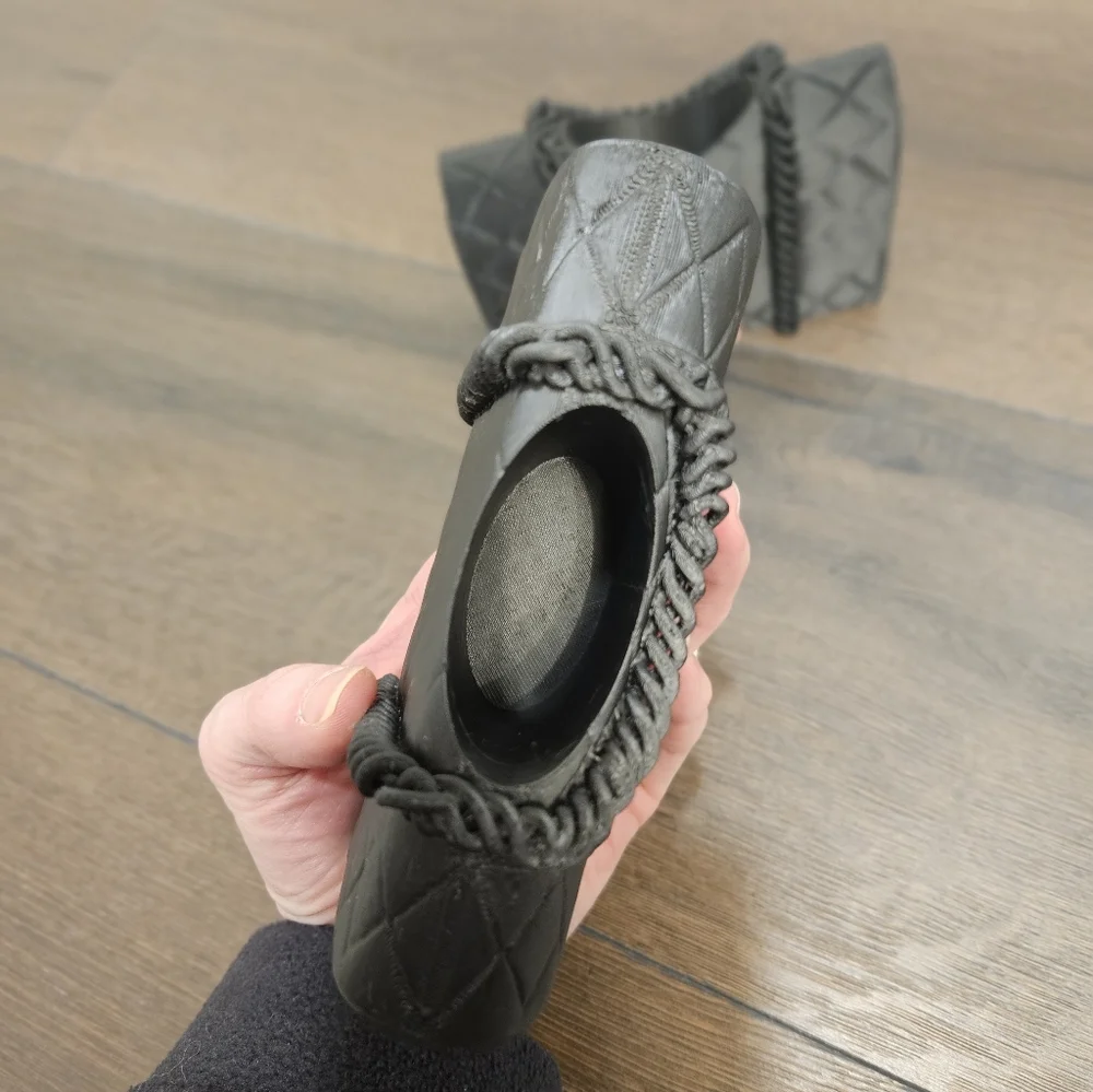NEW Quilted Bag Purse 3D Printed Pencil Holder Bud Vase Decor